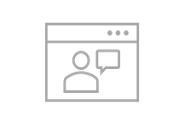 You work through the e-learning modules and complete activities.